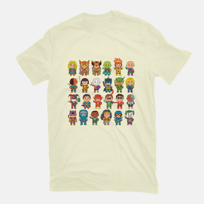 Delightfully Cute Little Heroes-mens heavyweight tee-mattkaufenberg