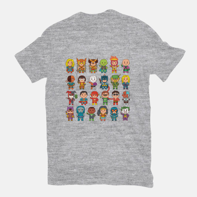 Delightfully Cute Little Heroes-mens heavyweight tee-mattkaufenberg