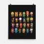 Delightfully Cute Little Heroes-none matte poster-mattkaufenberg