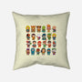 Delightfully Cute Little Heroes-none removable cover w insert throw pillow-mattkaufenberg