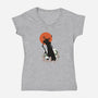 Deliverer of Darkness-womens v-neck tee-Kasey Fleming