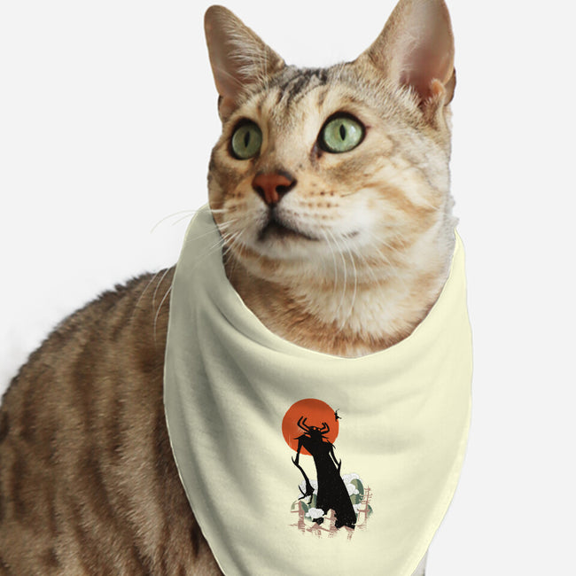 Deliverer of Darkness-cat bandana pet collar-Kasey Fleming
