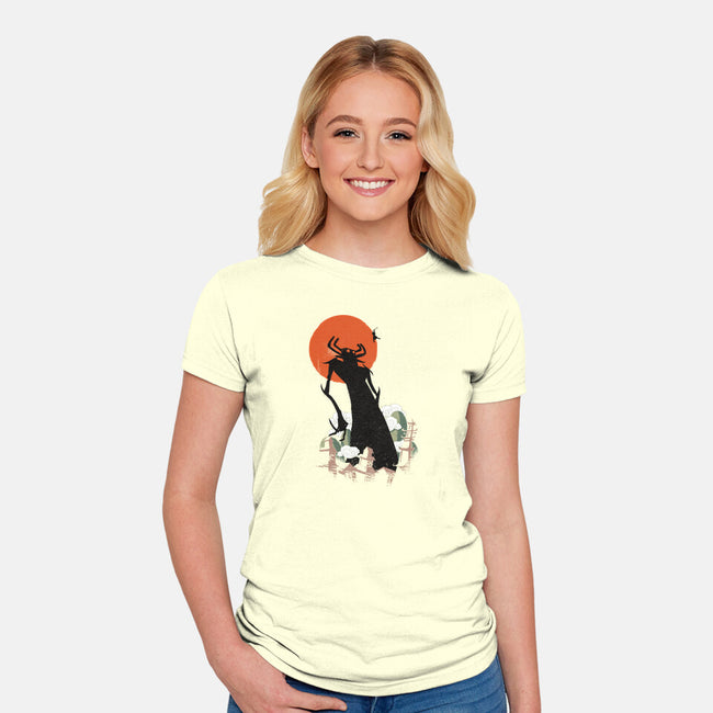 Deliverer of Darkness-womens fitted tee-Kasey Fleming