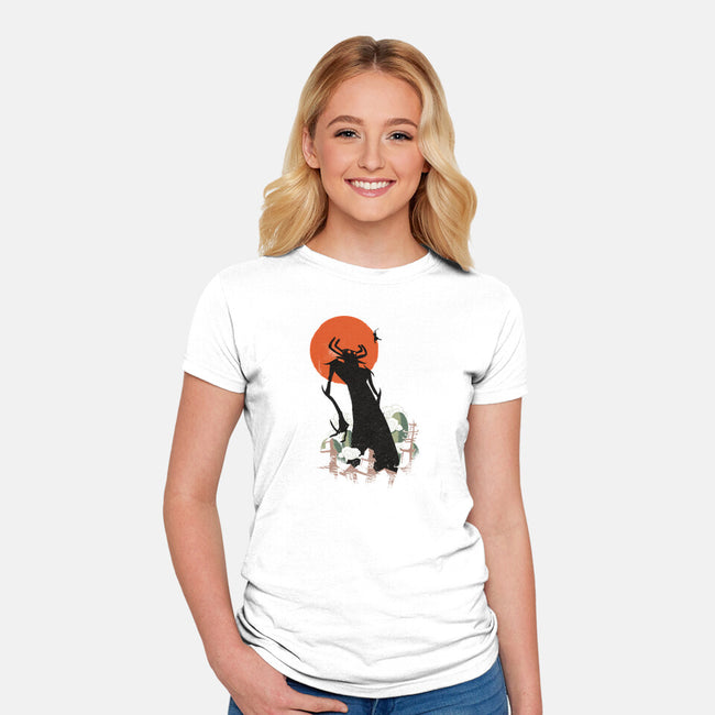Deliverer of Darkness-womens fitted tee-Kasey Fleming