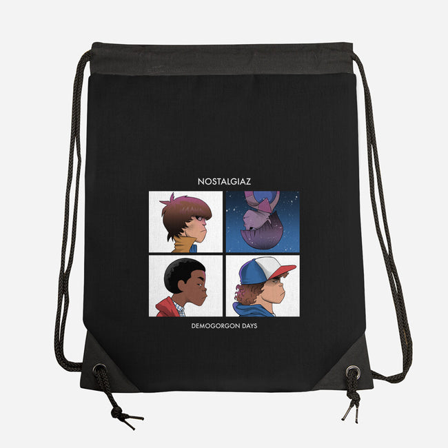 Demogorgon Days-none drawstring bag-jpzilla
