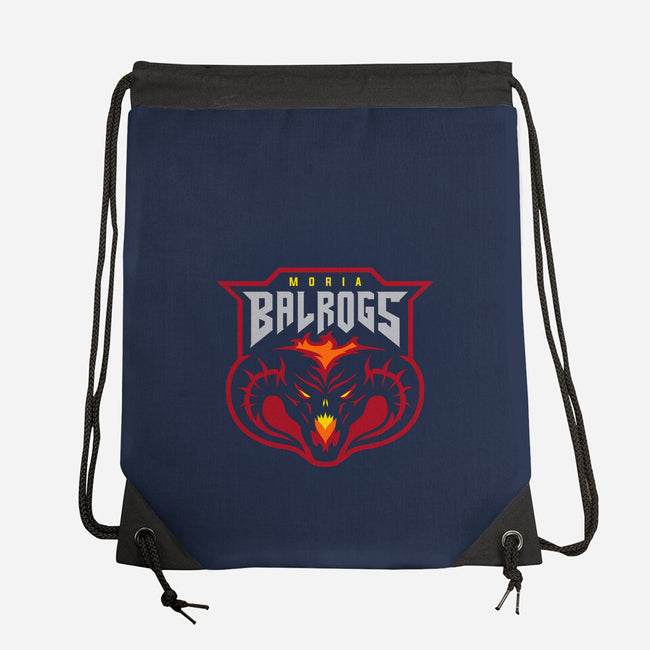 Demon Team of Might-none drawstring bag-ProlificPen