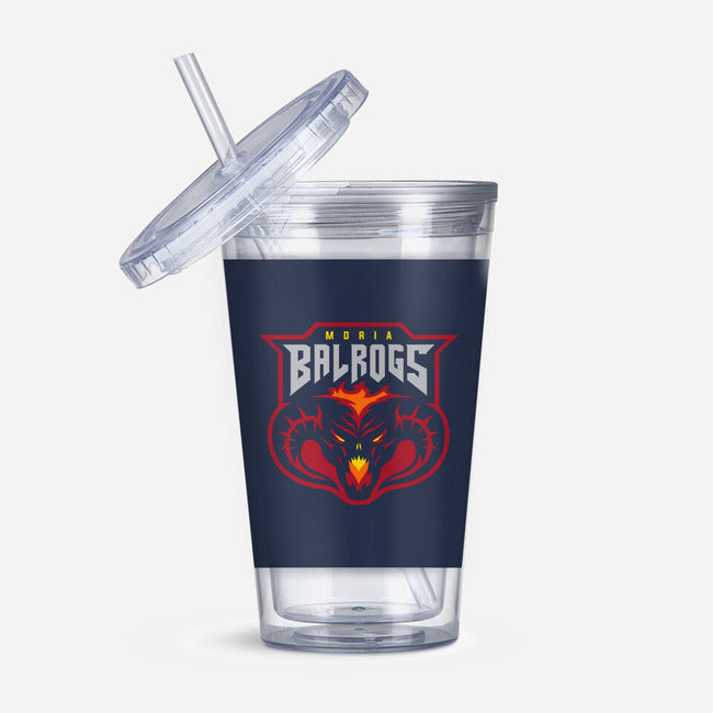 Demon Team of Might-none acrylic tumbler drinkware-ProlificPen