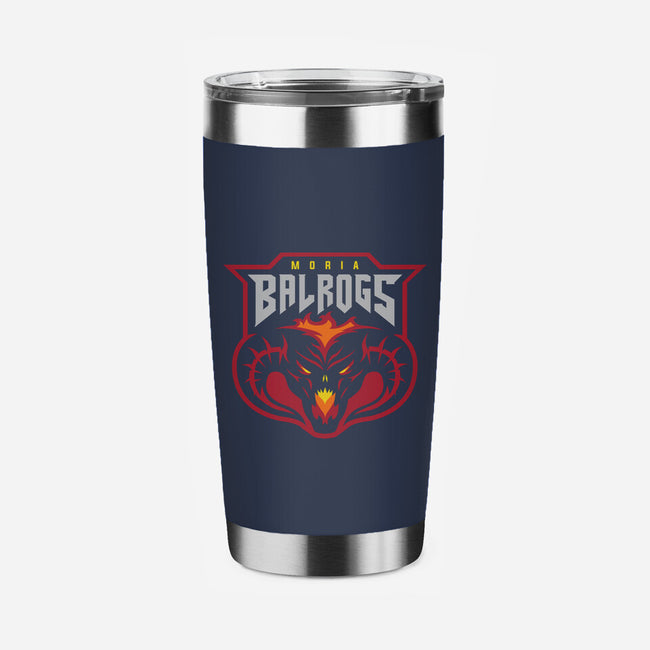 Demon Team of Might-none stainless steel tumbler drinkware-ProlificPen
