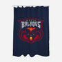 Demon Team of Might-none polyester shower curtain-ProlificPen