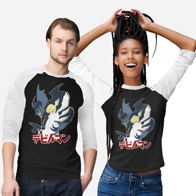 Devil and Angel-unisex baseball tee-Joannaestep