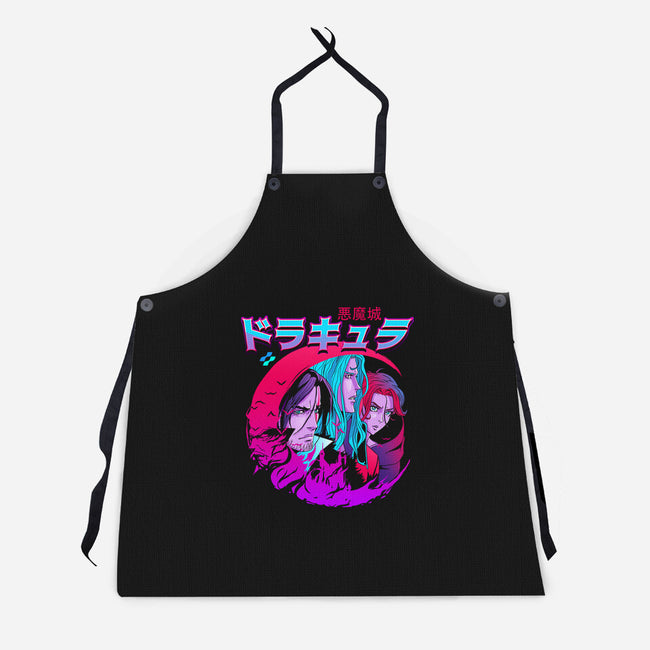 Devil's Castle-unisex kitchen apron-zerobriant
