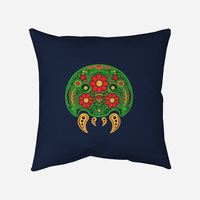 Dia de los Metroids-none removable cover w insert throw pillow-beware1984
