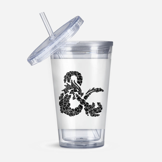 Dice Dragon-none acrylic tumbler drinkware-shirox