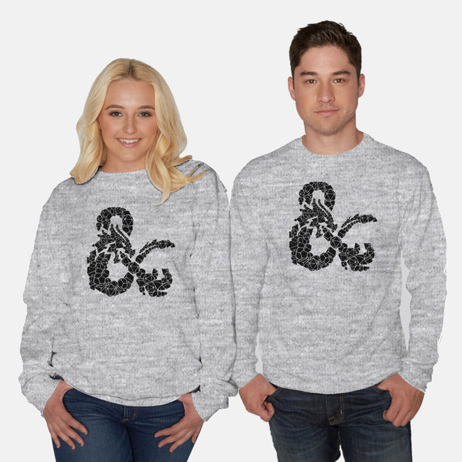 Dice Dragon-unisex crew neck sweatshirt-shirox