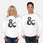 Dice Dragon-unisex crew neck sweatshirt-shirox