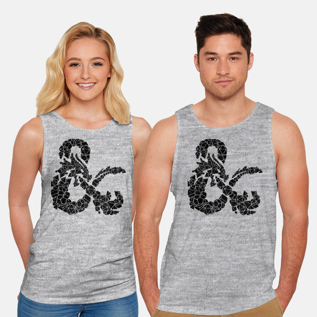 Dice Dragon-unisex basic tank-shirox