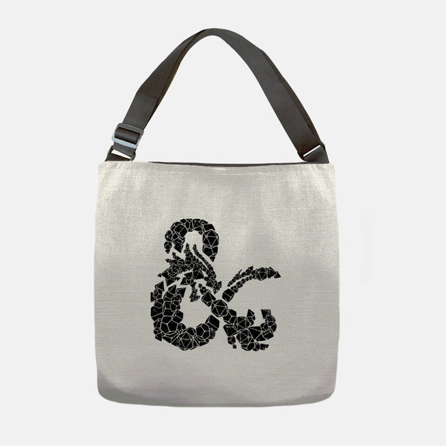 Dice Dragon-none adjustable tote-shirox