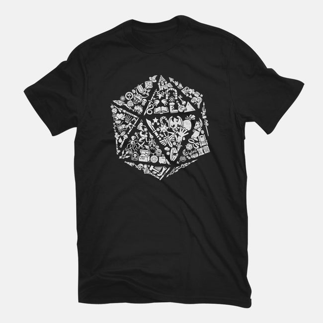 Dice Gamer-mens heavyweight tee-shirox