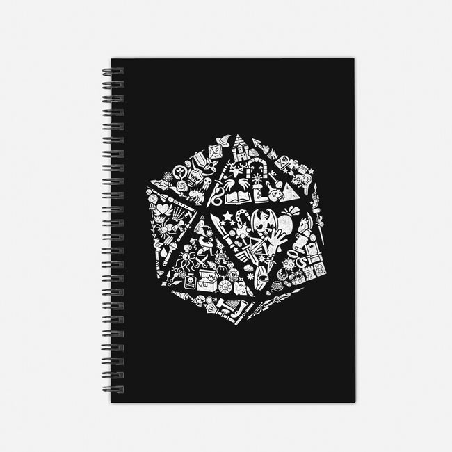 Dice Gamer-none dot grid notebook-shirox
