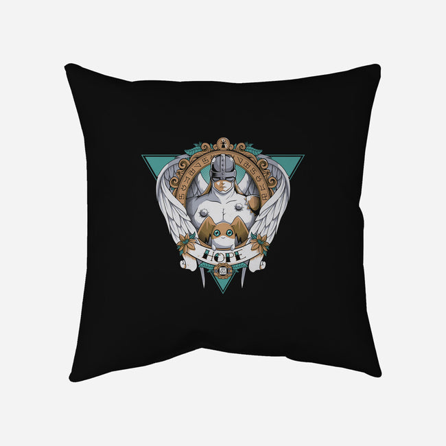 Digital Hope-none removable cover w insert throw pillow-Typhoonic