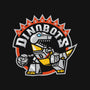Dino Basketball-womens v-neck tee-Oktobear