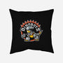 Dino Basketball-none non-removable cover w insert throw pillow-Oktobear