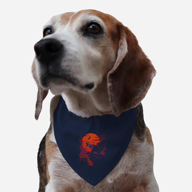 Dino Park Sunset-dog adjustable pet collar-Guillercraist