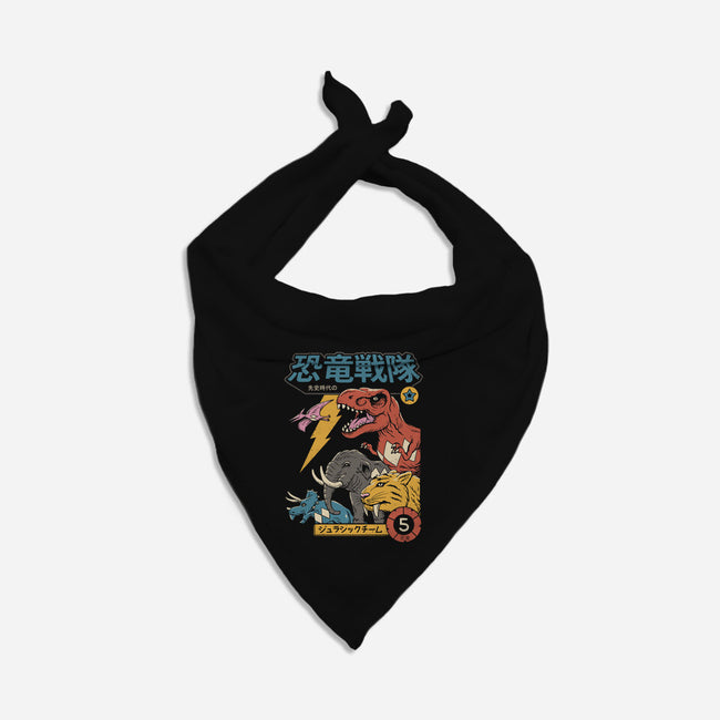 Dino Sentai-dog bandana pet collar-vp021