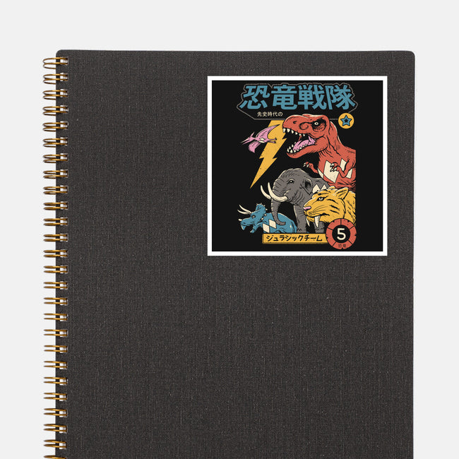 Dino Sentai-none glossy sticker-vp021