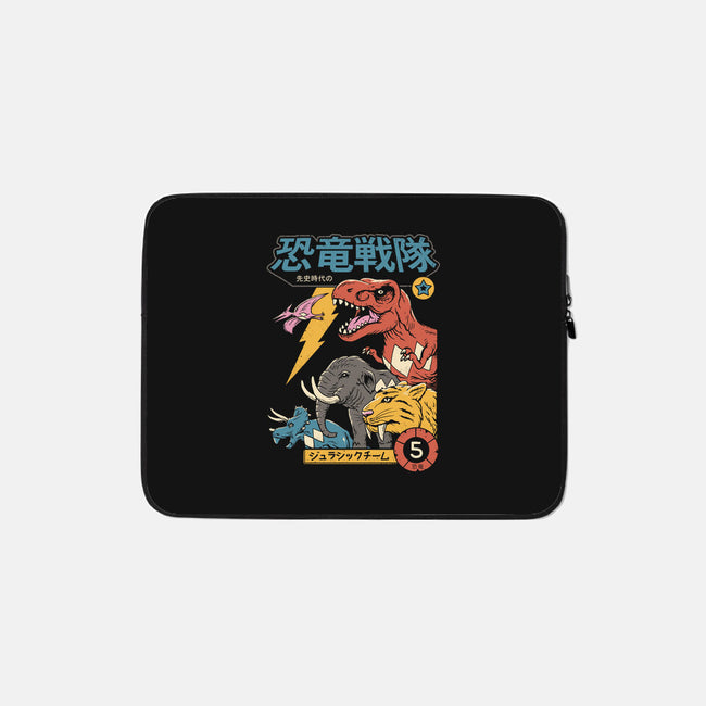 Dino Sentai-none zippered laptop sleeve-vp021