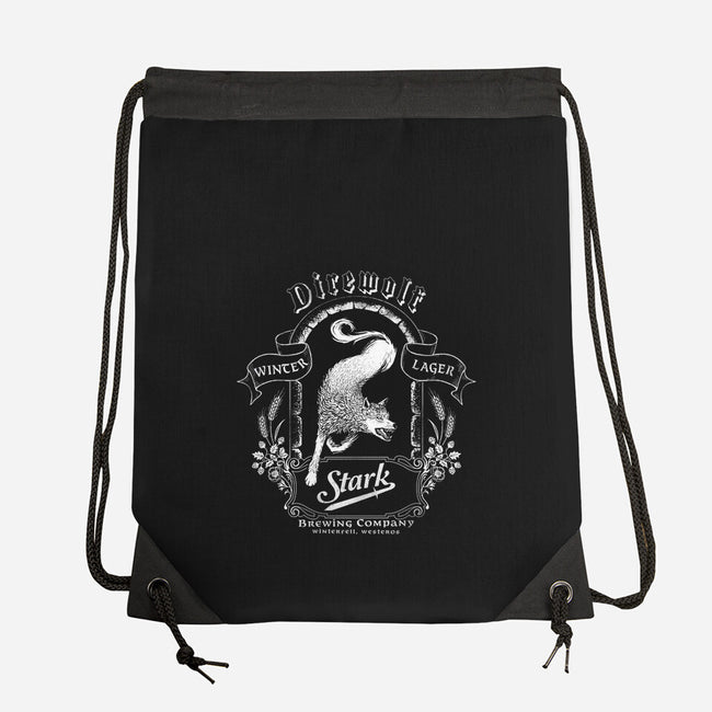 Dire Brew-none drawstring bag-Nathan Stillie