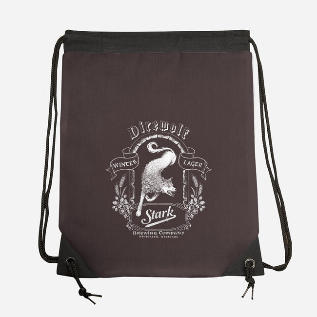 Dire Brew-none drawstring bag-Nathan Stillie