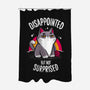 Disappointed but not Surprised-none polyester shower curtain-typhoonic