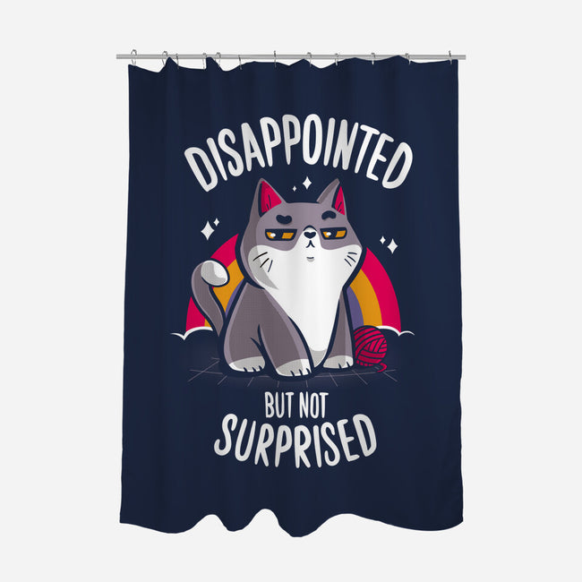 Disappointed but not Surprised-none polyester shower curtain-typhoonic