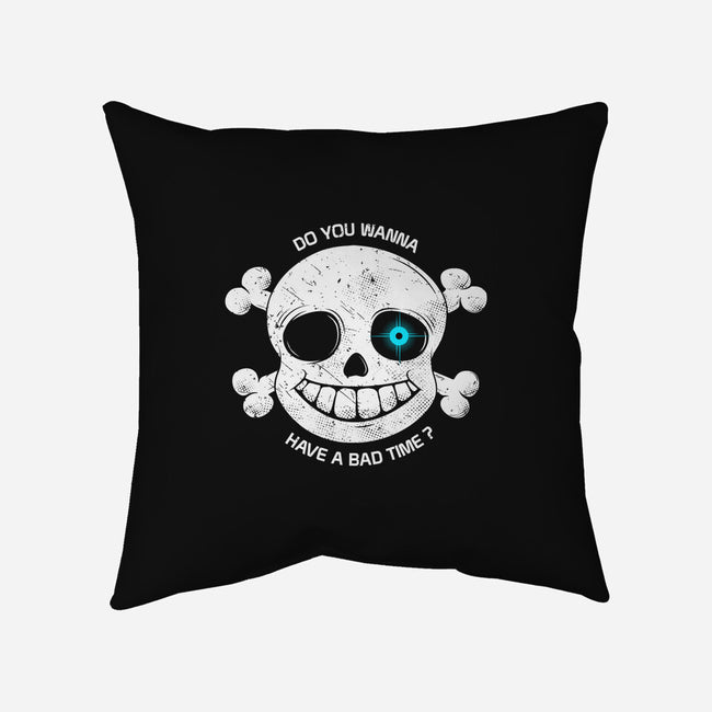 Do You Wanna Have a Bad Time?-none removable cover w insert throw pillow-ducfrench