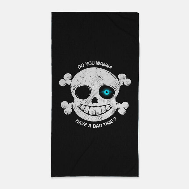 Do You Wanna Have a Bad Time?-none beach towel-ducfrench
