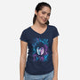 Doctor Four-womens v-neck tee-tonynichols