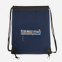 Doctor Hoo-none drawstring bag-pupukachoo