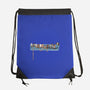 Doctor Hoo-none drawstring bag-pupukachoo