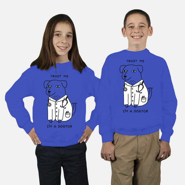 Dogtor-youth crew neck sweatshirt-Obinsun