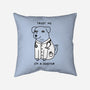 Dogtor-none removable cover w insert throw pillow-Obinsun