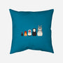 Doll Friends-none removable cover w insert throw pillow-ChocolateRaisinFury