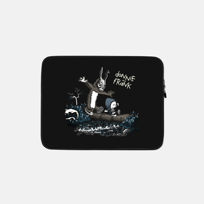 Donnie and Frank-none zippered laptop sleeve-Fearcheck