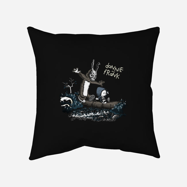 Donnie and Frank-none removable cover w insert throw pillow-Fearcheck