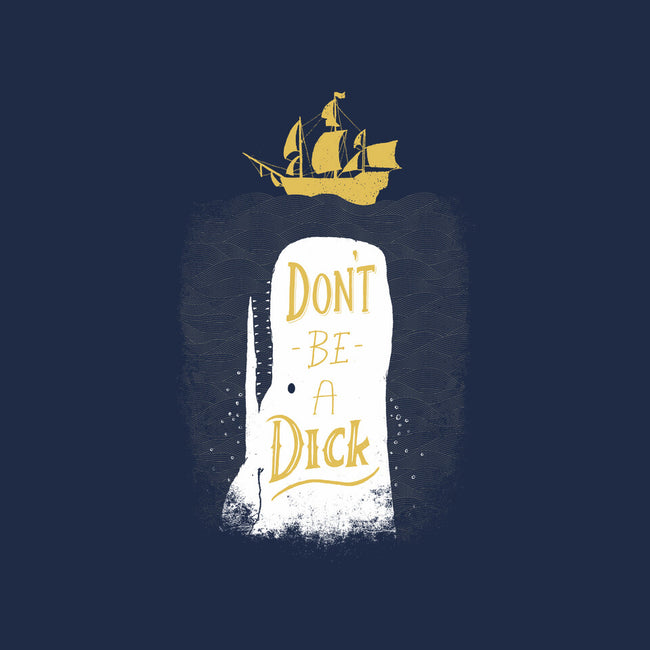 Don't Be a Dick-none drawstring bag-DinoMike