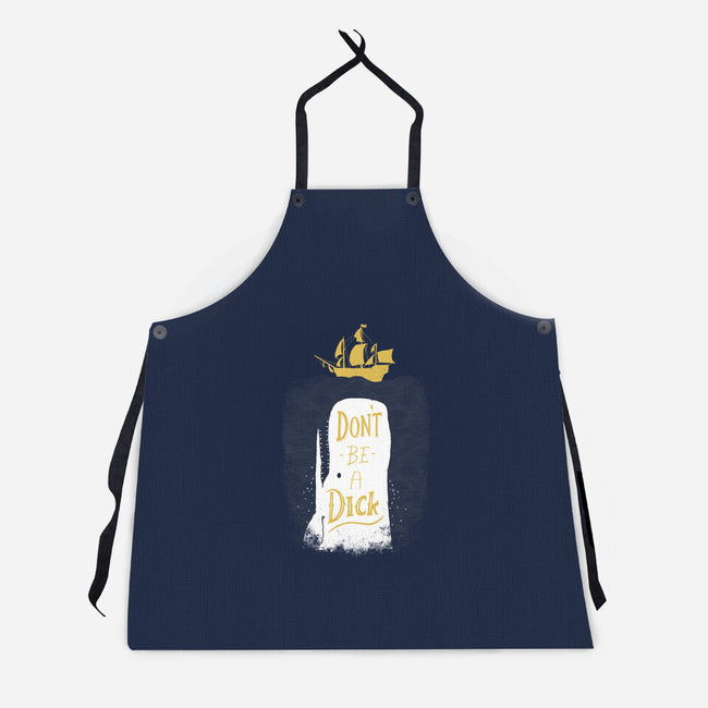 Don't Be a Dick-unisex kitchen apron-DinoMike