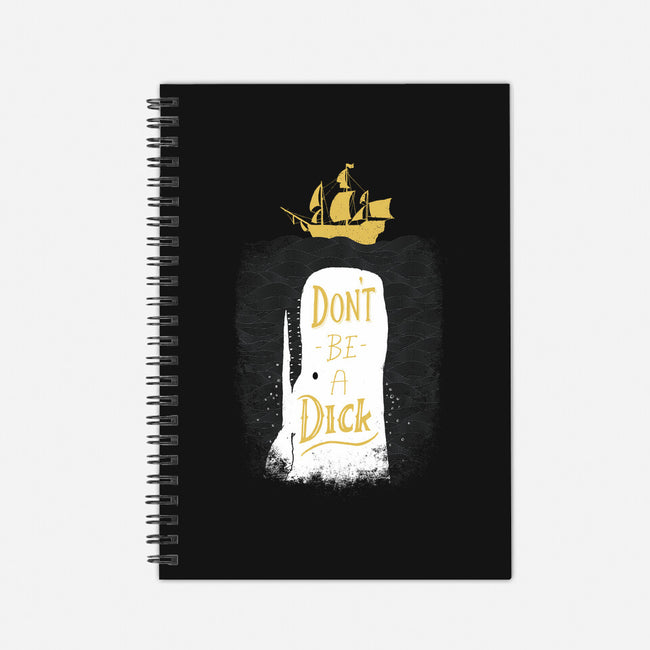 Don't Be a Dick-none dot grid notebook-DinoMike
