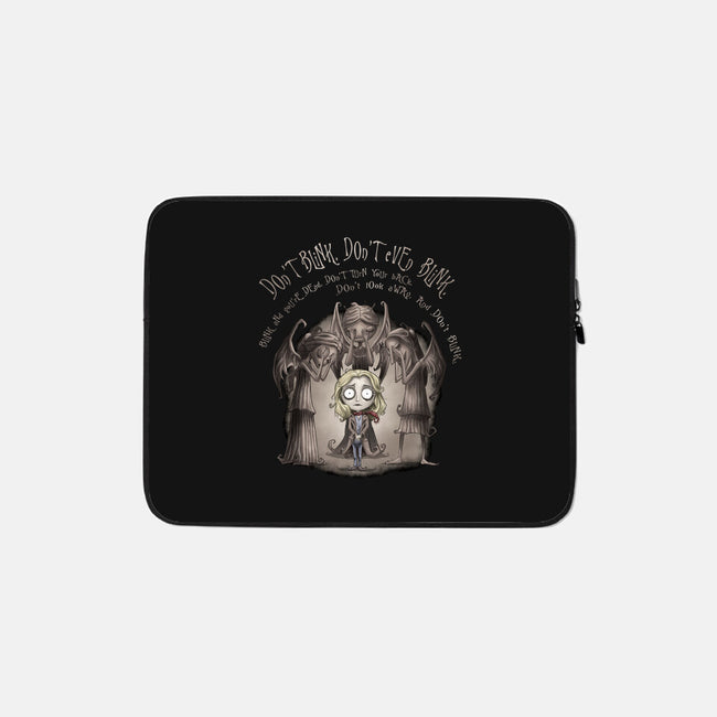 Don't Blink. Don't Even Blink.-none zippered laptop sleeve-saqman