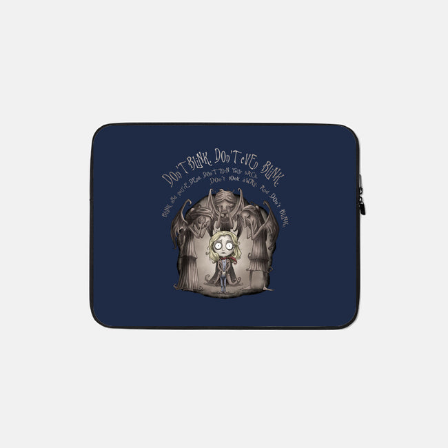 Don't Blink. Don't Even Blink.-none zippered laptop sleeve-saqman