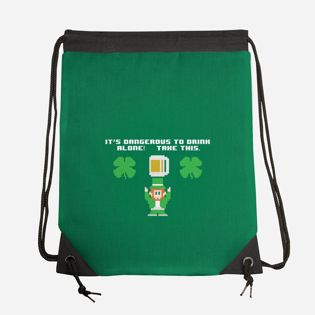 Don't Drink Alone-none drawstring bag-jrberger